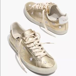 Madewell x Veja Esplar Low Gold Star Embroidered